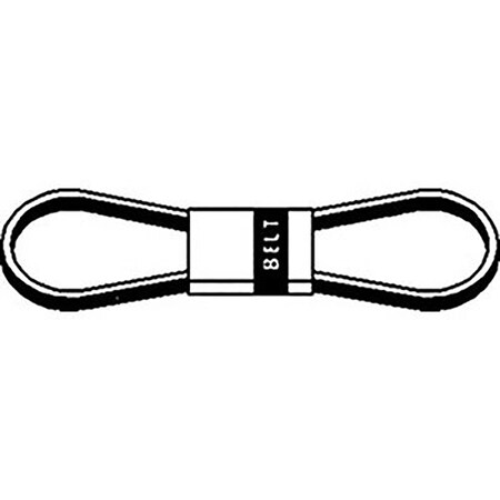 Aftermarket 29344 Replacement Belt for Woods ENB40-0017